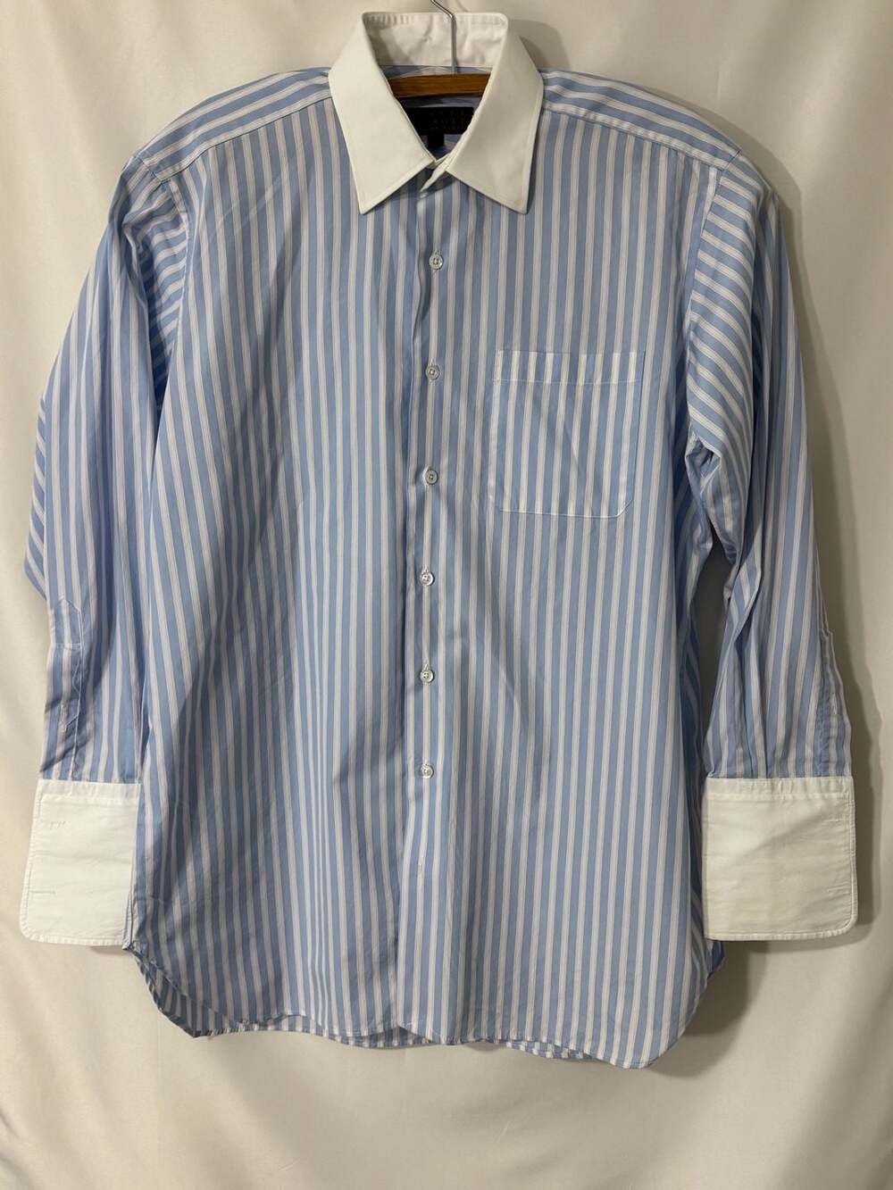 Robert Talbott Striped Dress Shirt 16-33 White Collar
